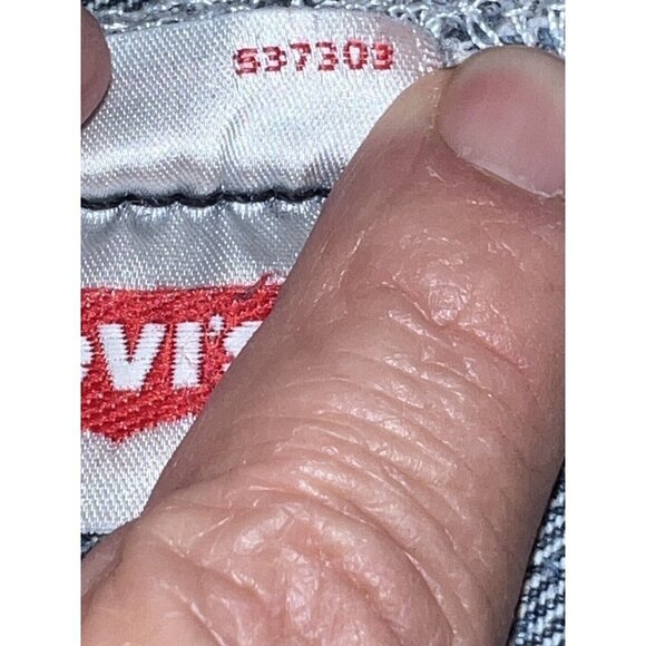 LEVIS 501 Button Fly Jeans Distressed L5155 S37303 STRAIGHT CUT W40 L27 - Picture 11 of 12